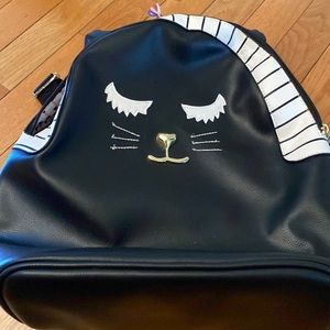 Betsey Johnson small kitty leather backpack